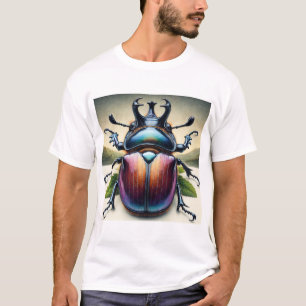 Rhinoceros Beetle 050824IREF208 - Watercolor T-Shirt