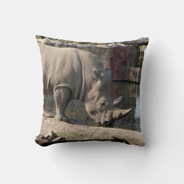Rhinoceros Cushion (Front)