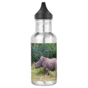 Rhinoceros family water bottle
