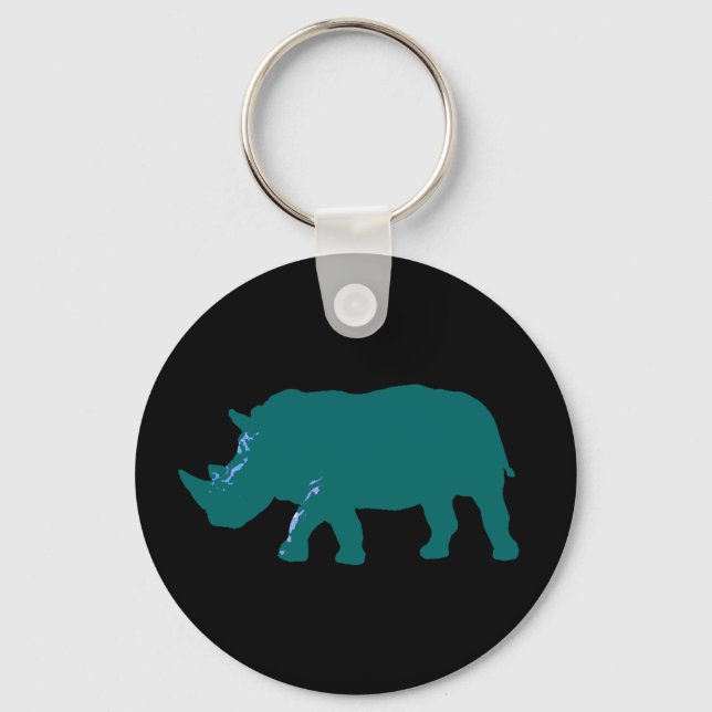 Rhinoceros Key Ring (Front)