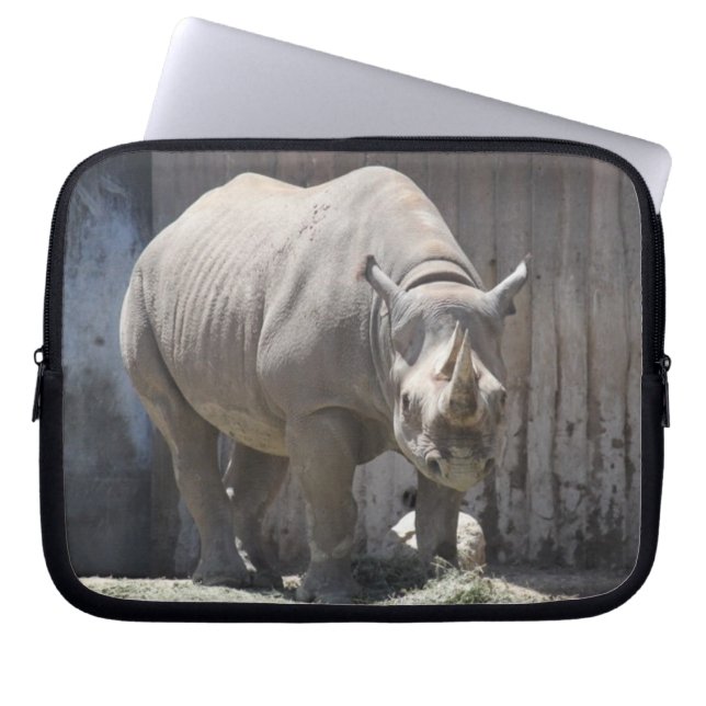 Rhinoceros Laptop Sleeve (Front)