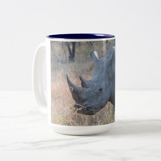 Rhinoceros Mug (Front Left)
