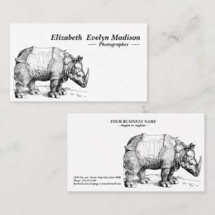 rhinoceros of dürer business card