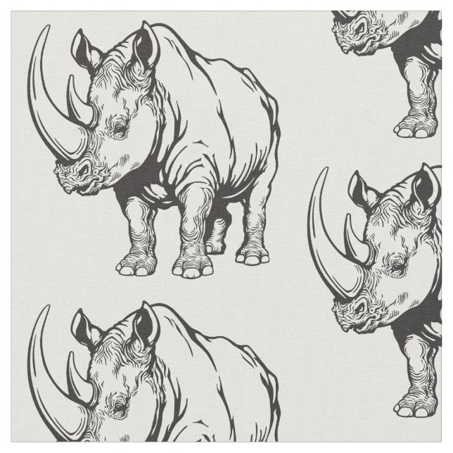 rhinoceros or rhino fabric (Close Up)