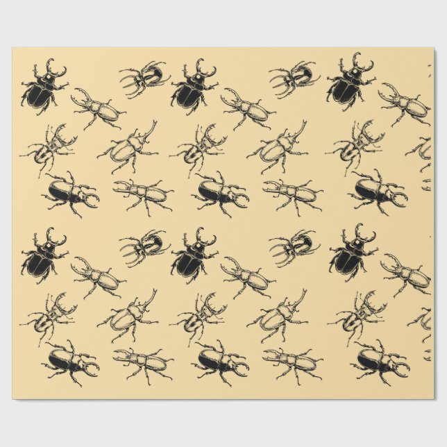 Rhinoceros Party Wrapping Paper (Flat)