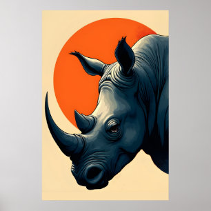 Rhinoceros Poster