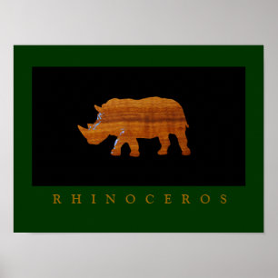 Rhinoceros print for walls
