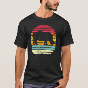 Rhinoceros Rhino Vintage Retro Style Men Women Cla T-Shirt