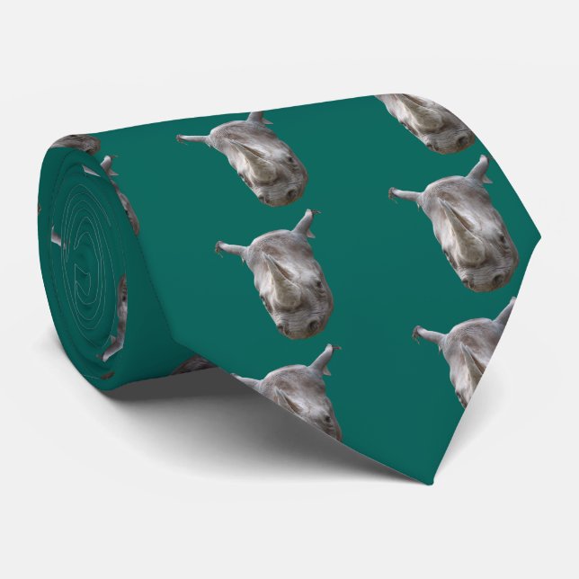 Rhinoceros Tie (Rolled)