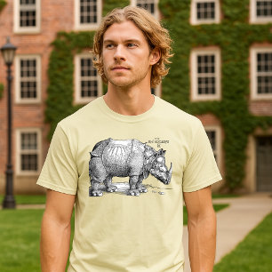 Rhinoceros Woodcut by Albrecht Dürer 1515 T-Shirt