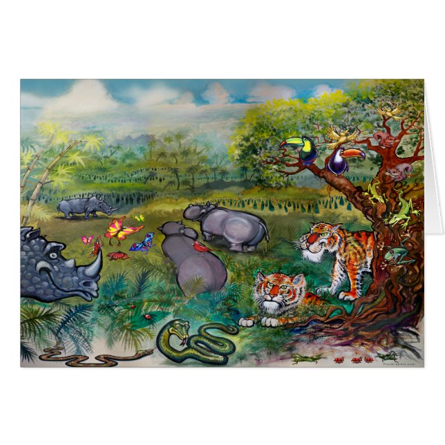 Rhinos Hippos and Tigers (Front Horizontal)