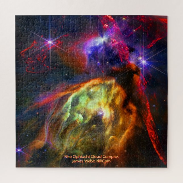 Rho Ophiuchi Cloud Complex - James Webb NIRCam Jigsaw Puzzle (Vertical)