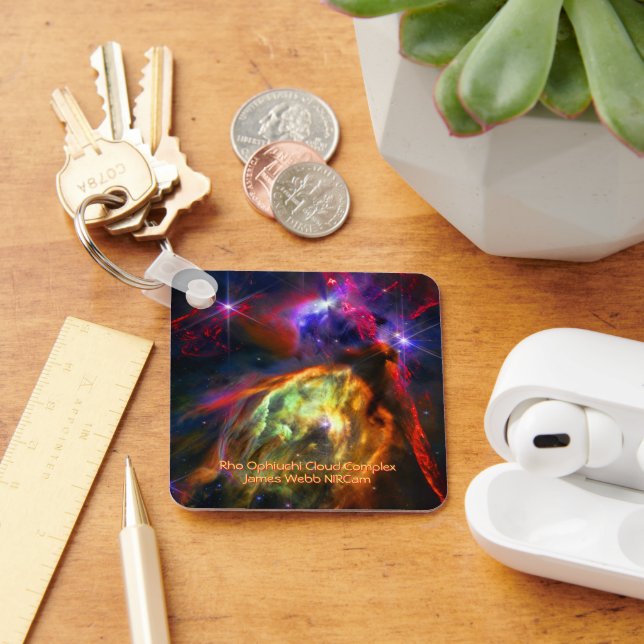Rho Ophiuchi Cloud Complex - James Webb NIRCam Key Ring (Desk)