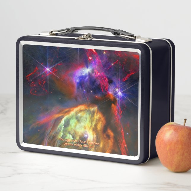 Rho Ophiuchi Cloud Complex - James Webb NIRCam Metal Lunch Box (In Situ)