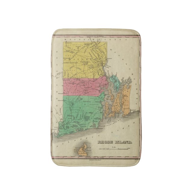 Rhode Island 6 Bath Mat (Front Vertical)