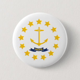 Rhode Island 6 Cm Round Badge