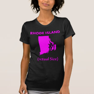 Rhode Island - Actual Size T-Shirt