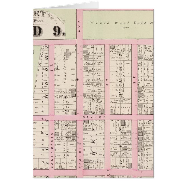Rhode Island Catholic Orphan Asylum Atlas Map (Front)