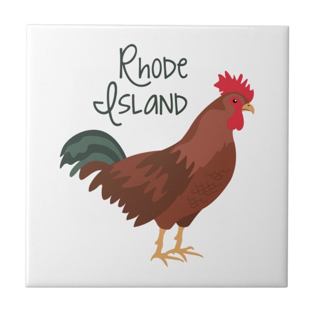 Rhode Island Ceramic Tile (Front)