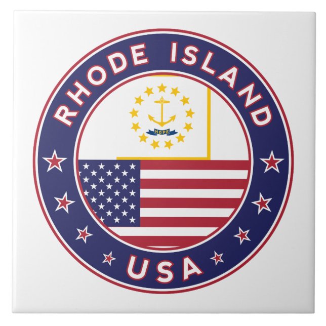 Rhode Island Ceramic Tile (Front)