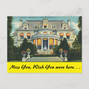 Rhode Island, Chetwood, Newport Postcard