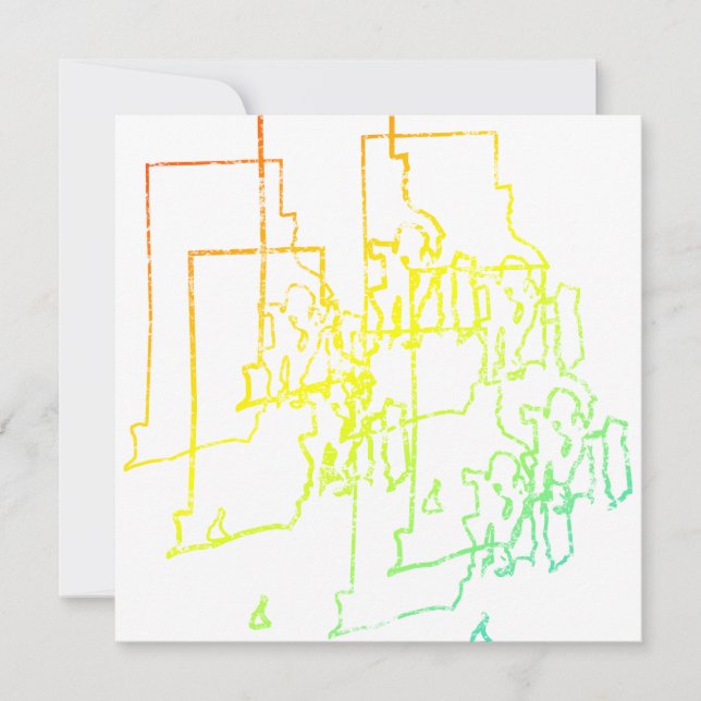 rhode island chill blur invitation (Front)