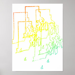 rhode island chill blur poster