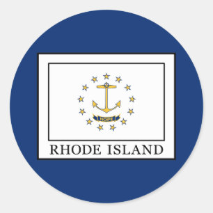 Rhode Island Classic Round Sticker