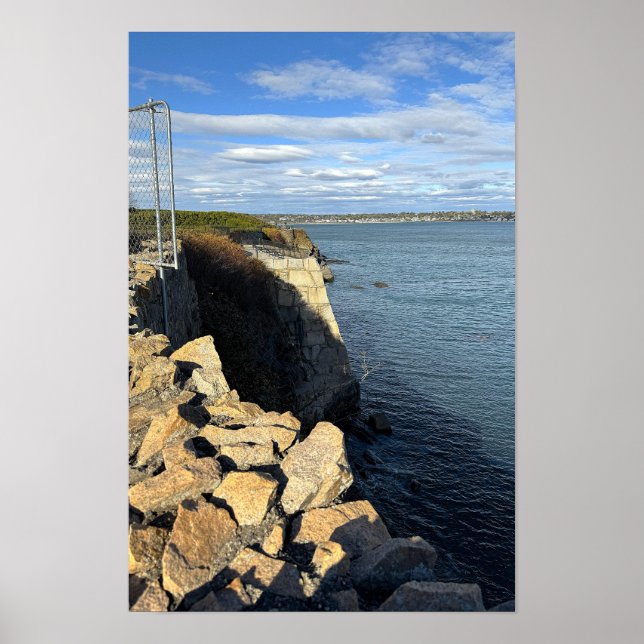 Rhode Island Cliff Walk Poster (Front)
