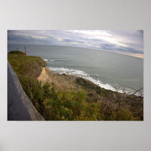 Rhode Island Cliffside Waterscape Poster