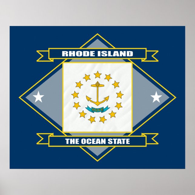 Rhode Island Diamond Poster (Front)