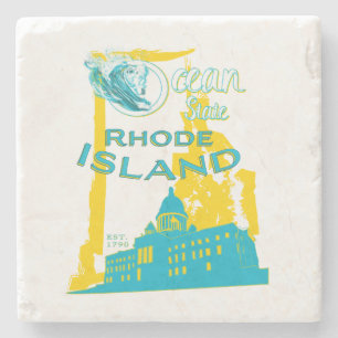 Rhode Island Drink Coaster