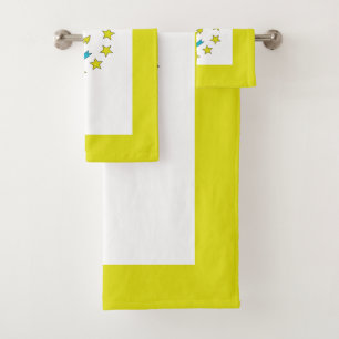 Rhode Island flag Bath Towel Set