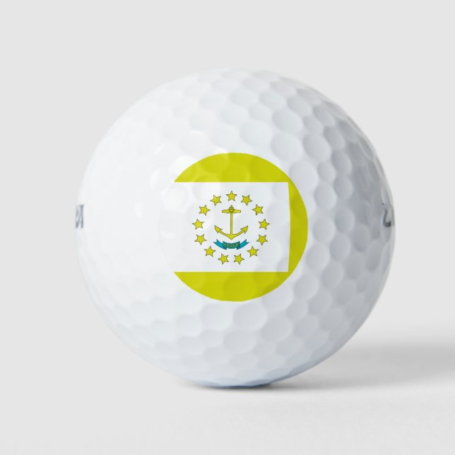 Rhode Island flag Golf Balls (Front)