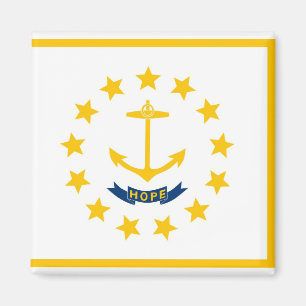 Rhode Island flag Magnet