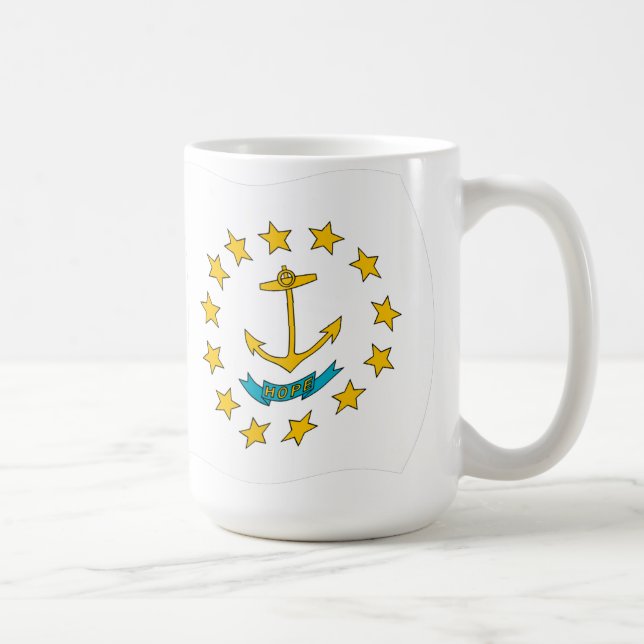 Rhode Island Flag Mug (Right)