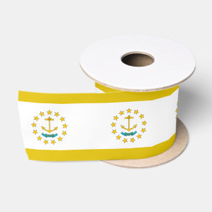 Rhode Island flag Satin Ribbon