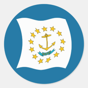 Rhode Island Flag Sticker