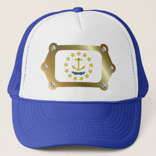 Rhode Island framed Flag Hat