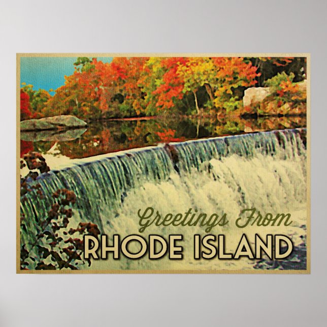 Rhode Island Greetings Poster (Front)