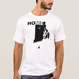 Rhode Island Home Away From State T-Shirt Tees