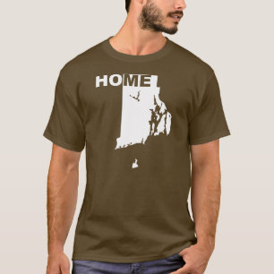 Rhode Island Home Away From State T-Shirt Tees