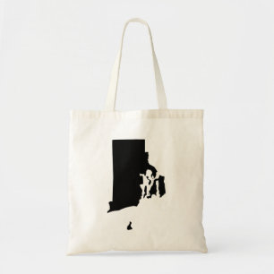 Rhode Island in Black and White Tote Bag