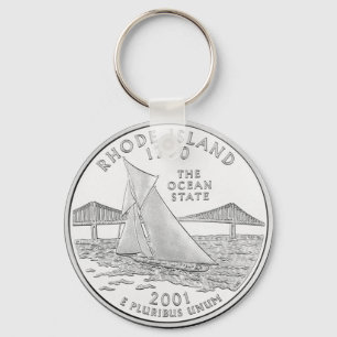 Rhode Island Key Ring