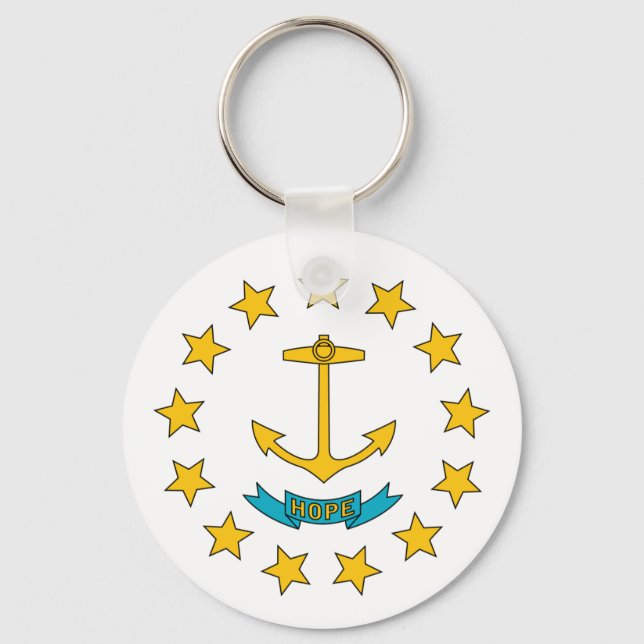 Rhode Island Keychain (Front)