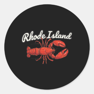 Rhode Island Lobster Product Classic Round Sticker