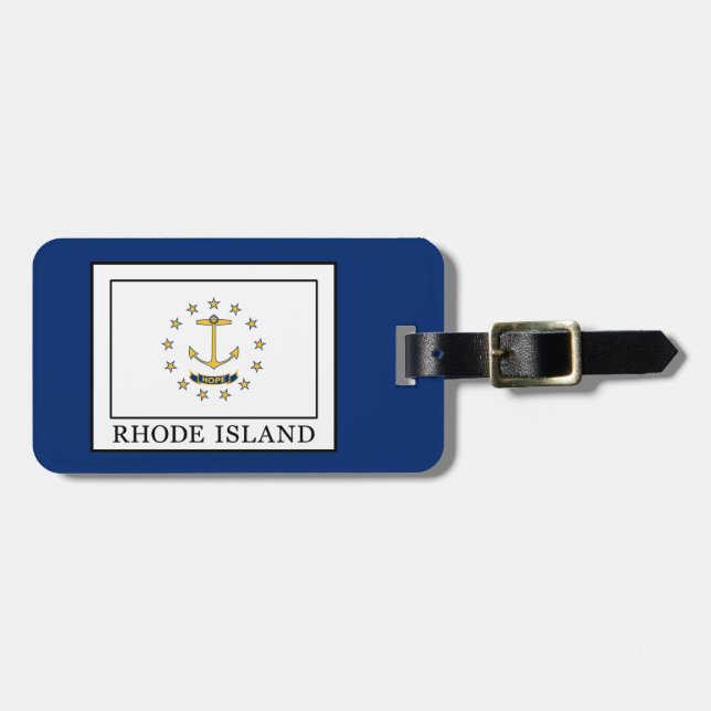 Rhode Island Luggage Tag (Front Horizontal)