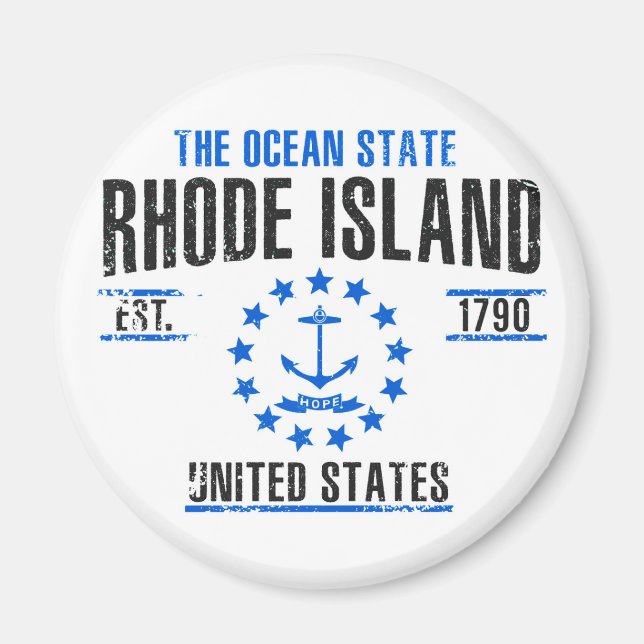 Rhode Island Magnet (Front)