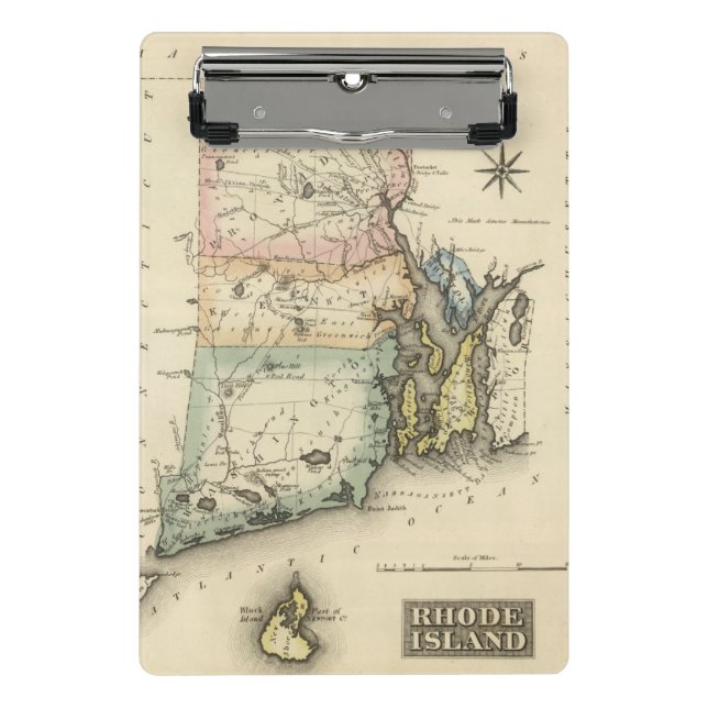 Rhode Island Mini Clipboard (Front)