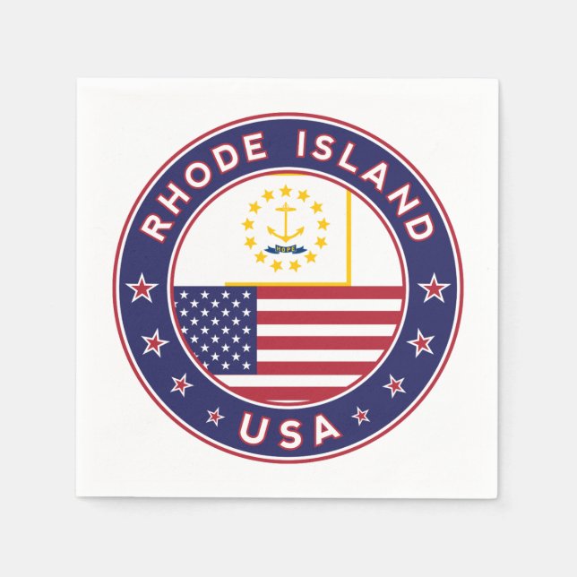 Rhode Island Napkin (Front)